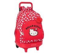 Mochila Escolar HELLO KITTY Iconic, Grande 45 cm. Con Carro