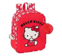 Safta Mochila Infantil Escolar Hello Kitty Iconic – Adaptable a carro, 22x10x27 cm