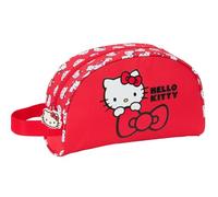 SAFTA Hello Kitty Iconic - Neceser Grande Niño, Neceser Infantil, Adaptable a Carro, Ideal para Niños de 5 a 14 Años, Cómodo y Versátil, Calidad y Resistencia, 26x16x9 cm