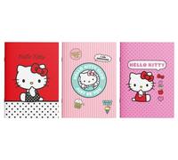 Safta HELLO KITTY - Libreta Grapada A4 Pauta MM5, Libreta, Cuaderno Escolar, 21x29.7 cm