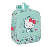 Safta Mochila Infantil HELLO KITTY SEA LOVERS – Adaptable a carro, 22x10x27 cm Turquesa