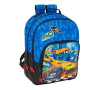Safta HOT WHEELS LET'S RACE - Mochila Escolar Infantil, Ideal para Niños de Diferentes Edades, Cómoda y Versátil, Calidad y Resistencia, 32x15x42 cm