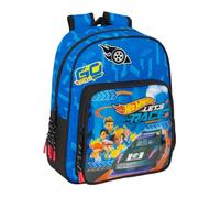 Safta HOT WHEELS LET'S RACE - Mochila Escolar Infantil, Ideal para Niños de Diferentes Edades, Cómoda y Versátil, Calidad y Resistencia, 27x10x33 cm