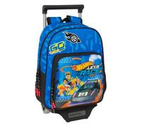 Safta HOT WHEELS LET'S RACE - Mochila Infantil con Carro 705, Ideal para Niños de Diferentes Edades, Cómoda y Versátil, Calidad y Resistencia, 27x10x33 cm