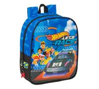 Safta HOT WHEELS LET'S RACE - Mochila Infantil, Mochila Niño, Mochila Escolar, Adaptable a Carro, Ideal para Guardería, Cómoda y Versátil, Calidad y Resistencia, 22x10x27 cm