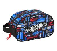 Safta HOT WHEELS - Neceser Escolar Infantil Mediano con Asa, Neceser Infantil, Adaptable a Carro, Fácil Limpieza, Cómodo y Versátil, Calidad y Resistencia, 26x12x15 cm