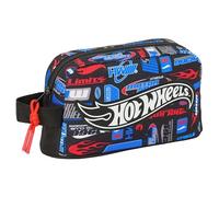 SAFTA Hot Wheels - Porta Desayunos Térmico, Termo, Portatodo, Calidad y Máxima Resistencia, Porta Comida, Recreo, 21.5x6.5x12 cm