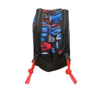 Safta Portatodo Escolar HOT WHEELS 2025 Doble 21x6x8 cm