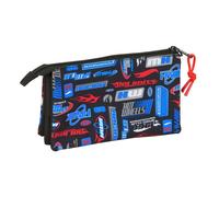 Estuche triple de Hot Wheels