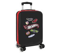 Safta Hot Wheels - Trolley de Cabina 20 Pulgadas, Maleta con Ruedas, Candado de Seguridad, Maleta Ligera, 34.5x20x55 cm