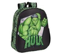 Mochila 3D Hulk 27 x 33 x 10 cm.