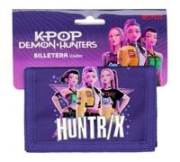 Safta k-pop demon hunters fighters - cartera billetera con cabecera, c