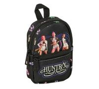 Safta K-POP Demon Hunters - NEGRA - Monedero Mochila, Monedero Estándar, 7x2.5x10 cm