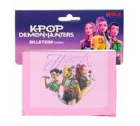 Safta K-POP Demon Hunters STAGE - Cartera Billetera con Cabecera, Cartera Billetera, Monedero, 12.5x9.5 cm