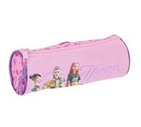 Safta K-POP Demon Hunters STAGE - Estuche Redondo Escolar, Estuche Infantil, 20x7 cm