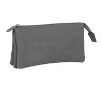 Safta Kappa Basics - Portatodo Triple, Estuche Infantil, Estuche Niño, Ideal para Niños en Edad Escolar, Cómodo y Versátil, Calidad y Resistencia, 22x3x12 cm