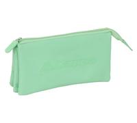 Safta Kappa Basics - Portatodo Triple, Estuche Infantil, Estuche Niño, Ideal para Niños en Edad Escolar, Cómodo y Versátil, Calidad y Resistencia, 22x3x12 cm