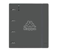 Safta KAPPA DARK - Carpeblock con 4 Anillas de 35 mm, con Recambio, con 100 Hojas A4, Ideal para Niños de Diferentes Edades, Cómoda y Versátil, Calidad y Resistencia, 27x4x32 cm