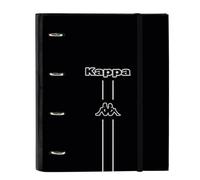 Safta Carpeta equipada KAPPA Dark DIN-A4 – 4 anillas 30 mm – con 100 hojas A4