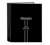 Safta Carpeta archivador KAPPA Dark – Folio, 4 anillas 40 mm, 27x6x33 cm