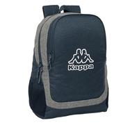 Safta KAPPA DARK NAVY - Mochila Escolar Infantil, Ideal para Niños de Diferentes Edades, Cómoda y Versátil, Calidad y Resistencia, 32x16x44 cm, Color Gris/Azul Marino Melange