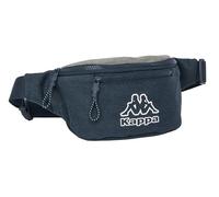 SAFTA Kappa Dark Navy - Riñonera con Bolsillo Exterior, Ideal para Jóvenes y Niños de Diferentes Edades, Cómoda y Versátil, Calidad y Resistencia, 23x9x12 cm, Color Gris/Azul Marino Melange