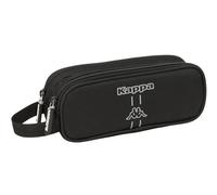 Safta Kappa Dark - Portatodo Doble Niño, Estuche Infantil, Estuche Niño, Ideal para Niños en Edad Escolar, Cómodo y Versátil, Calidad y Resistencia, 21x6x8 cm