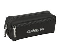 Safta Kappa Dark - Portatodo Triple Pequeño, Estuche Infantil, Estuche Niño, Ideal para Niños en Edad Escolar, Cómodo y Versátil, Calidad y Resistencia, 22x6x8.5 cm