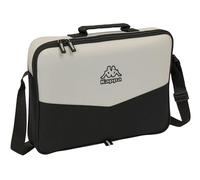 Safta KAPPA GREY - Cartera Extraescolares, Maletín Portatodo, Bandolera, Cómoda y Versátil, Calidad y Resistencia, 38x6x28 cm