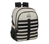Safta Mochila KAPPA GREY Cross Doble para niños — Uso diario, cómoda y resistente 34x15x46 cm