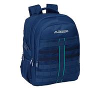 Safta KAPPA MARINO - Mochila Cross Doble, para Uso Diario, Ideal para Niños de Diferentes Edades, Cómoda y Versátil, Calidad y Resistencia, 34x15x46 cm