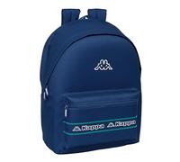 KAPPA MARINO - Mochila para Portátil 15.6" y USB, Ideal para Jóvenes de Diferentes Edades, Tejido Reciclado, Cómoda y Versátil, Calidad y Resistencia, 31x18x44 cm