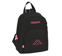 Safta KAPPA - Mini Mochila para Uso Diario, Ideal para Niños de Diferentes Edades, Cómoda y Versátil, Calidad y Resistencia, 25x13x30 cm, Color Negro