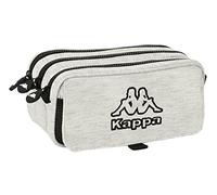 Portatodo Triple Big Kappa Grey Knit 21,5 x 10 x 8 cm.