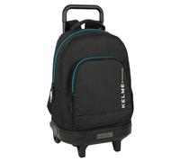 Safta Kelme Iron - Mochila Grande con Ruedas, Compacta, Extraíble, Ideal para Niños de Diferentes Edades, Cómoda y Versátil, Calidad y Resistencia, 33x22x45 cm
