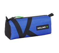 Safta KELME ROYAL - Portatodo con cremallera y compartimiento, Estuche Infantil, Estuche Niño, Ideal para Niños en Edad Escolar, Cómodo y Versátil, Calidad y Resistencia, 21x7x8 cm, Color Negro