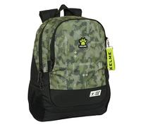 Safta KELME TRAVEL - Mochila Escolar Infantil, Ideal para Niños de Diferentes Edades, Cómoda y Versátil, Calidad y Resistencia, 32x16x44 cm, Color Verde/Negro