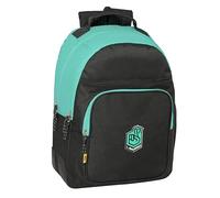 Safta KINGS LEAGUE EL BARRIO - Mochila Escolar Infantil, Ideal para Niños de Diferentes Edades, Cómoda y Versátil, Calidad y Resistencia, 32x15x42 cm, Color Negro