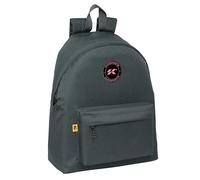 Safta KINGS LEAGUE KUNISPORT - Day Pack Infantil, Mochila Infantil, Calidad y Máxima Resistencia, Cómoda y Versátil, 33x15x42 cm, Color Gris