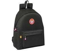 Safta Mochila infantil KINGS LEAGUE PORCINOS – resistente y cómoda, 33x15x42 cm, Negra