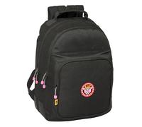 Safta KINGS LEAGUE PORCINOS - Mochila Escolar Infantil, Ideal para Niños de Diferentes Edades, Cómoda y Versátil, Calidad y Resistencia, 32x15x42 cm, Color Negro