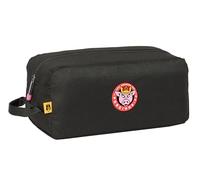 SAFTA Kings League PORCINOS - Zapatillero Mediano, Multiusos, Portatodo, Deporte, Extraescolares, Fútbol, Cómodo y Versátil, 34x18x15 cm, Color Negro