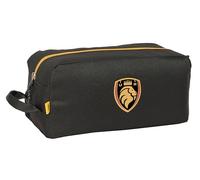 Safta Kings League Ultimate MÓSTOLES - Zapatillero Mediano, Multiusos, Portatodo, Deporte, Extraescolares, Fútbol, Cómodo y Versátil, 34x18x15 cm, Color Negro