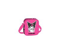 Safta KUROMI - Bandolera Pequeña, Bandolera Infantil, Bolso Niño, Ideal para Niños de 5 a 14 Años, Cómoda y Versátil, Calidad y Resistencia, 16x4x18 cm