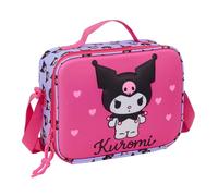 Safta kuromi bolsa isotermica porta alimentos - frontal 3d - cremaller