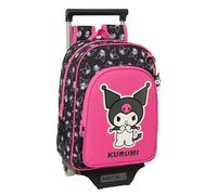 Safta KUROMI - Mochila Infantil con Carro 705, Ideal para Niños de Diferentes Edades, Cómoda y Versátil, Calidad y Resistencia, 26x11x34 cm