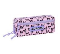 KUROMI - Portatodo Triple Pequeño, Estuche Infantil, Estuche Niño, Ideal para Niños en Edad Escolar, Cómodo y Versátil, Calidad y Resistencia, 22x6x8.5 cm