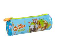 Safta LA GRANJA DE ZENON - Estuche Redondo Escolar, Ideal para Niños de 5 a 14 Años, Cómodo y Versátil, Calidad y Resistencia, 20x7 cm
