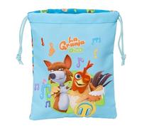 LA GRANJA DE ZENON - Saquito Merienda Lunch Bag, Portatodo, Calidad y Máxima Resistencia, Porta Comida, Recreo, 20x25 cm