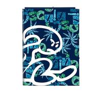 Safta-M068 EL NIÑO Glassy-Carpeta Folio con 3 Solapas, Ideal para Niños de Diferentes Edades, Cómoda y Versátil, Calidad y Resistencia, 26x36.5 cm, Color Azul Marino, Estándar (512407068)